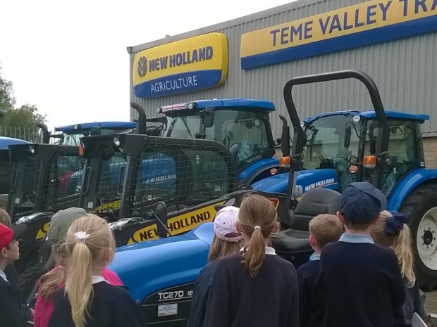 Checking out new Tractors