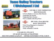 Round baler and wrapper